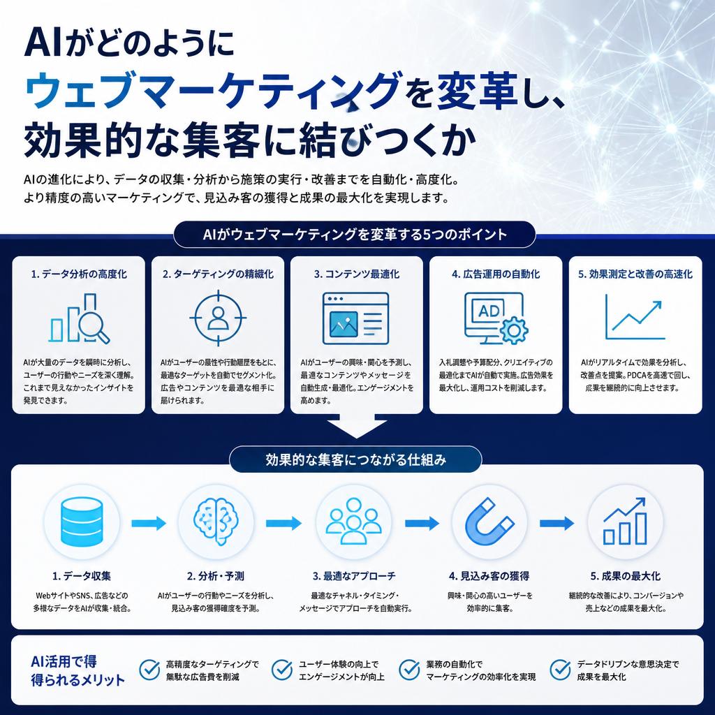 ウェブマーケティングにおけるAIの役割