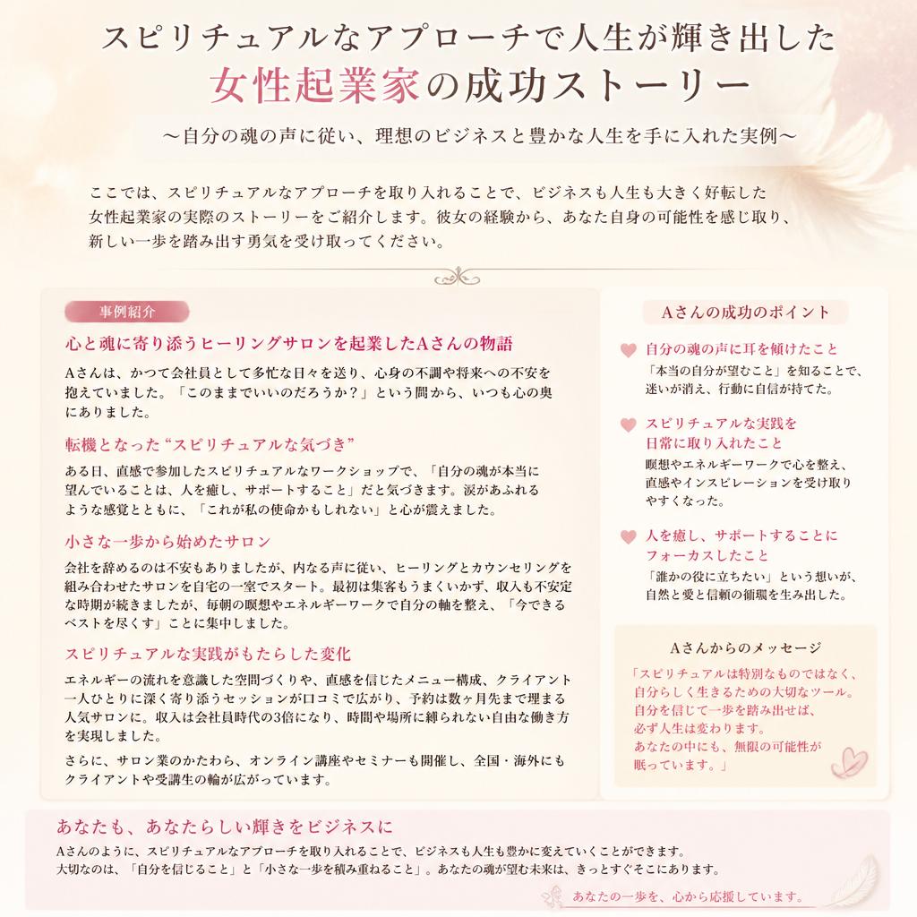 成功する女性起業家たちのストーリー