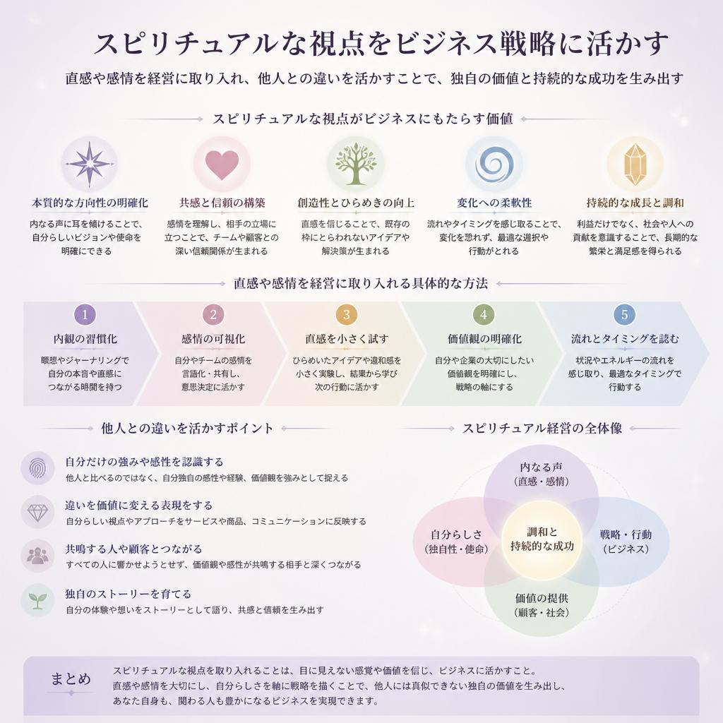 スピリチュアルとビジネスの融合