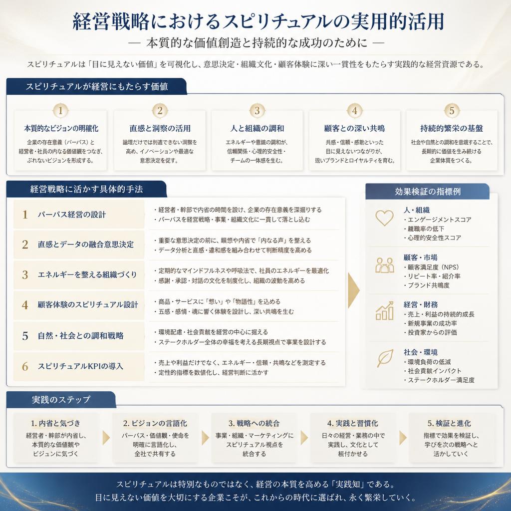 経営戦略の中のスピリチュアル要素