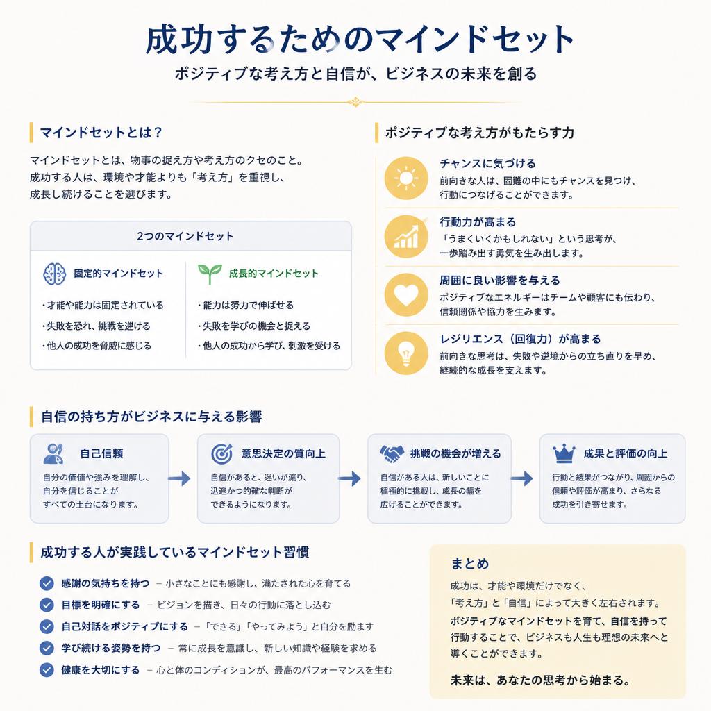 成功するための心の持ち方