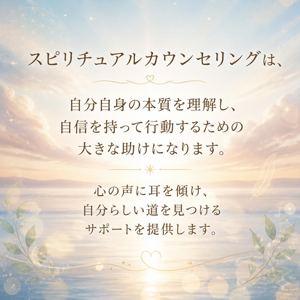 スピリチュアルカウンセリングの活用法
