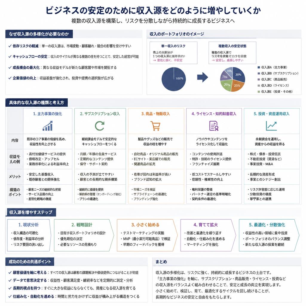 収入源の多様化