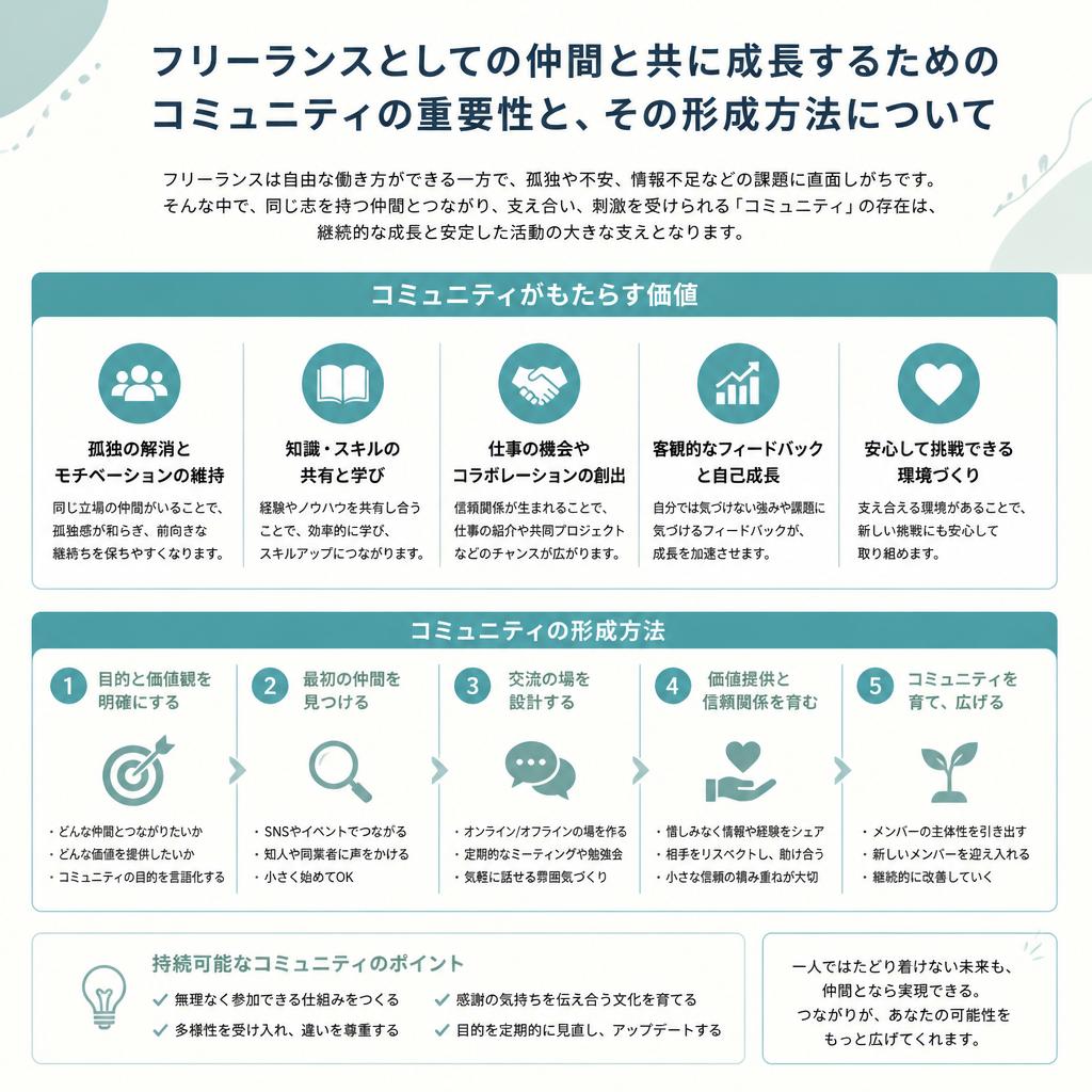 仲間と共に成長するコミュニティ形成