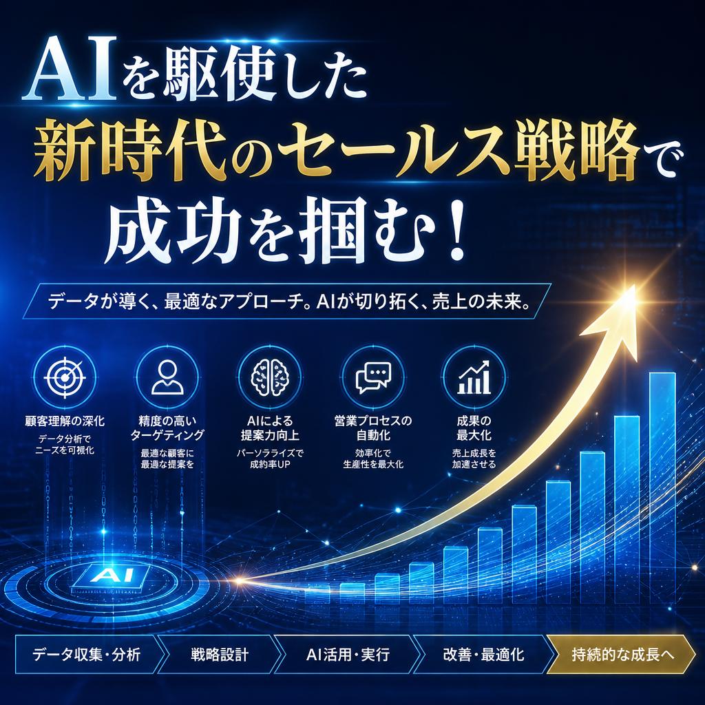 AIを駆使した新時代のセールス戦略で成功を掴む！