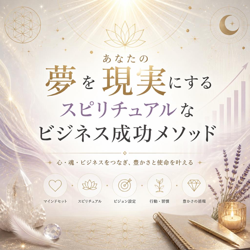 あなたの夢を現実にするスピリチュアルなビジネス成功メソッド